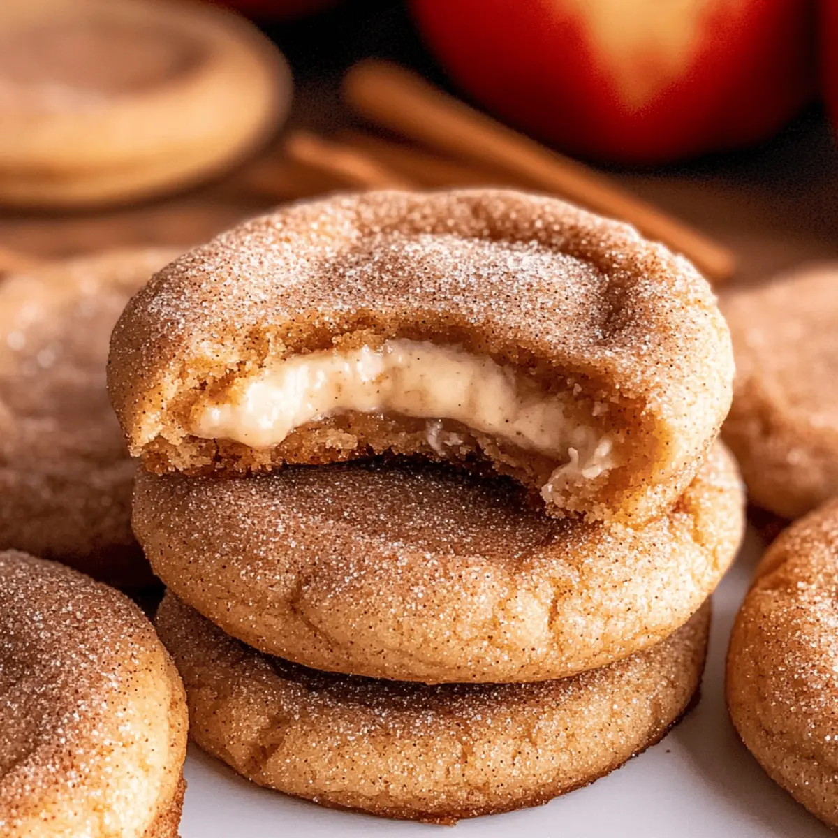 Apple Cider Cheesecake Cookies