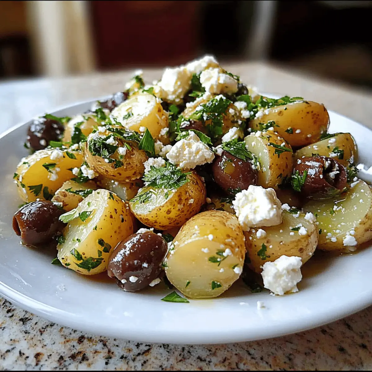 Amazing Mediterranean Potato Salad