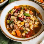 Minestrone Soup With Italian Sausage