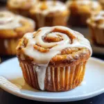 Pumpkin Cinnamon Roll Muffins