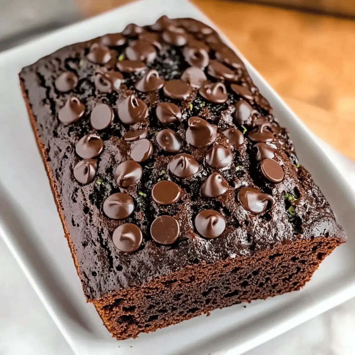 Indulgent Chocolate Zucchini Bread with Sour Cream