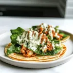 Smash Chicken Caesar Tacos