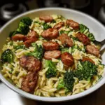Chicken Sausage and Broccoli Orzo