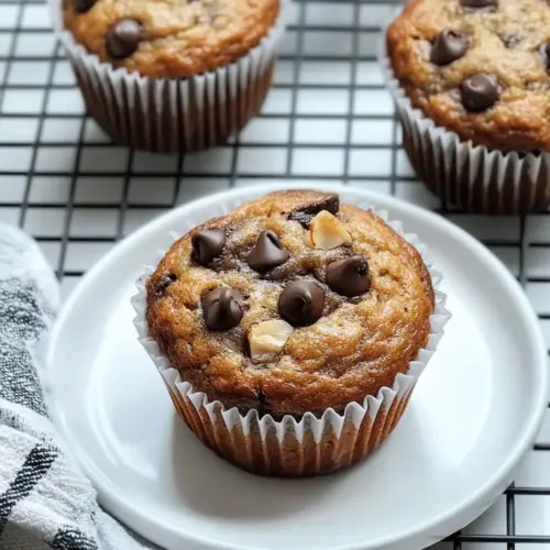 Fluffy Banana Bread Muffins