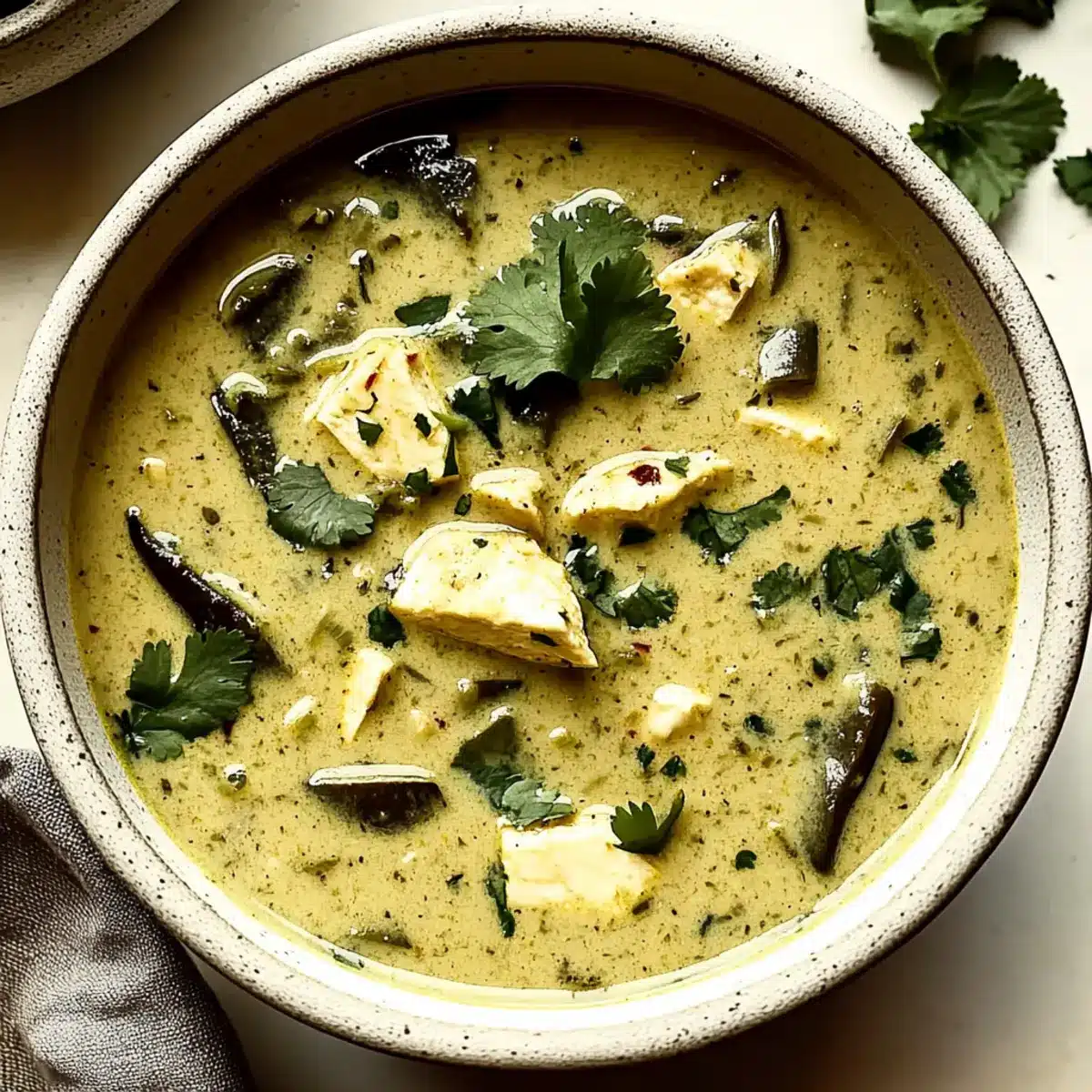 Roasted Poblano Soup