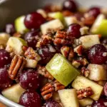 Cinnamon Apple Grape Salad