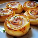 Hot Ham and Cheese Pinwheels