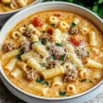 Parmesan Italian Sausage Ditalini Soup