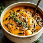 Vegan Pumpkin Wild Rice Soup