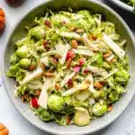 Shaved Brussels and Pear Salad with Manchego