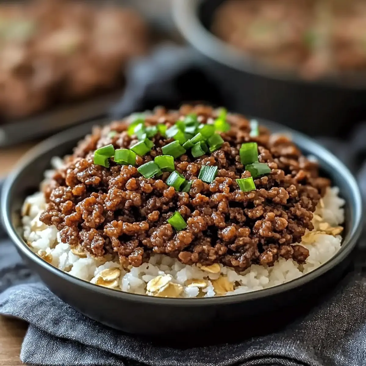 Delicious Korean Ground Beef Bowl