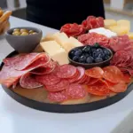 Charcuterie Board Meat Flowers