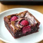 Decadent Raspberry Swirl Brownies