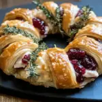 Turkey Cranberry Crescent Ring