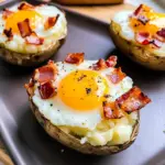Twice Baked Loaded Breakfast Potatoes