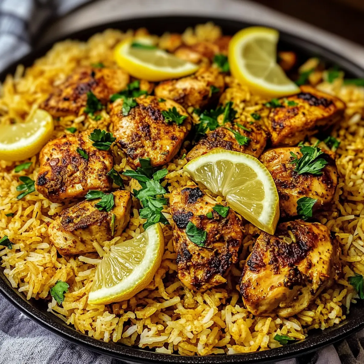 One Pot Shawarma Chicken And Rice