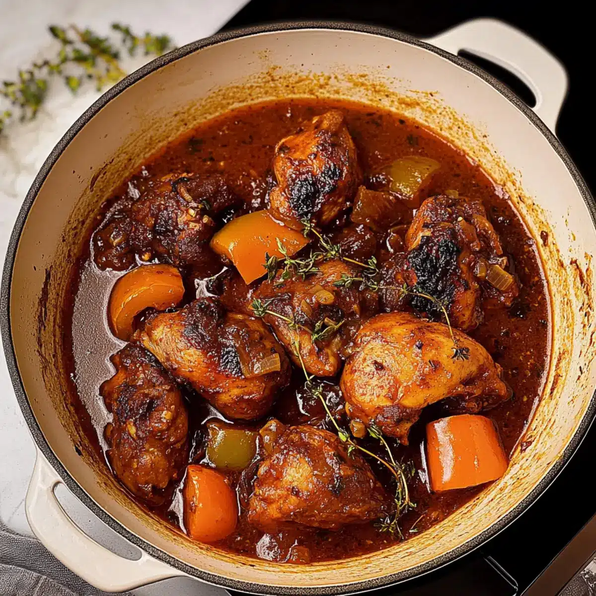 Jamaican Brown Stew Chicken