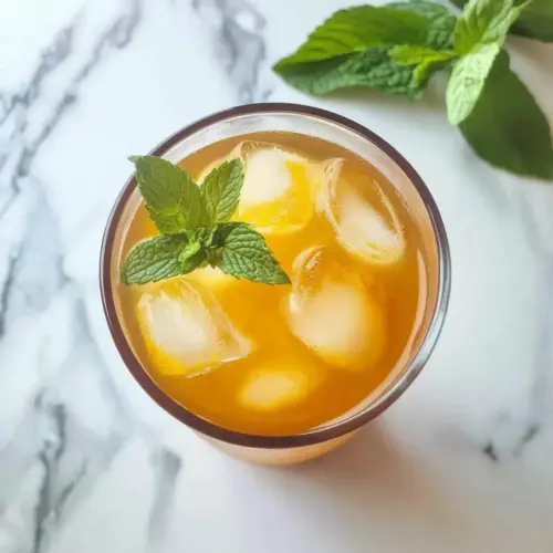 Iced Turmeric Green Tea