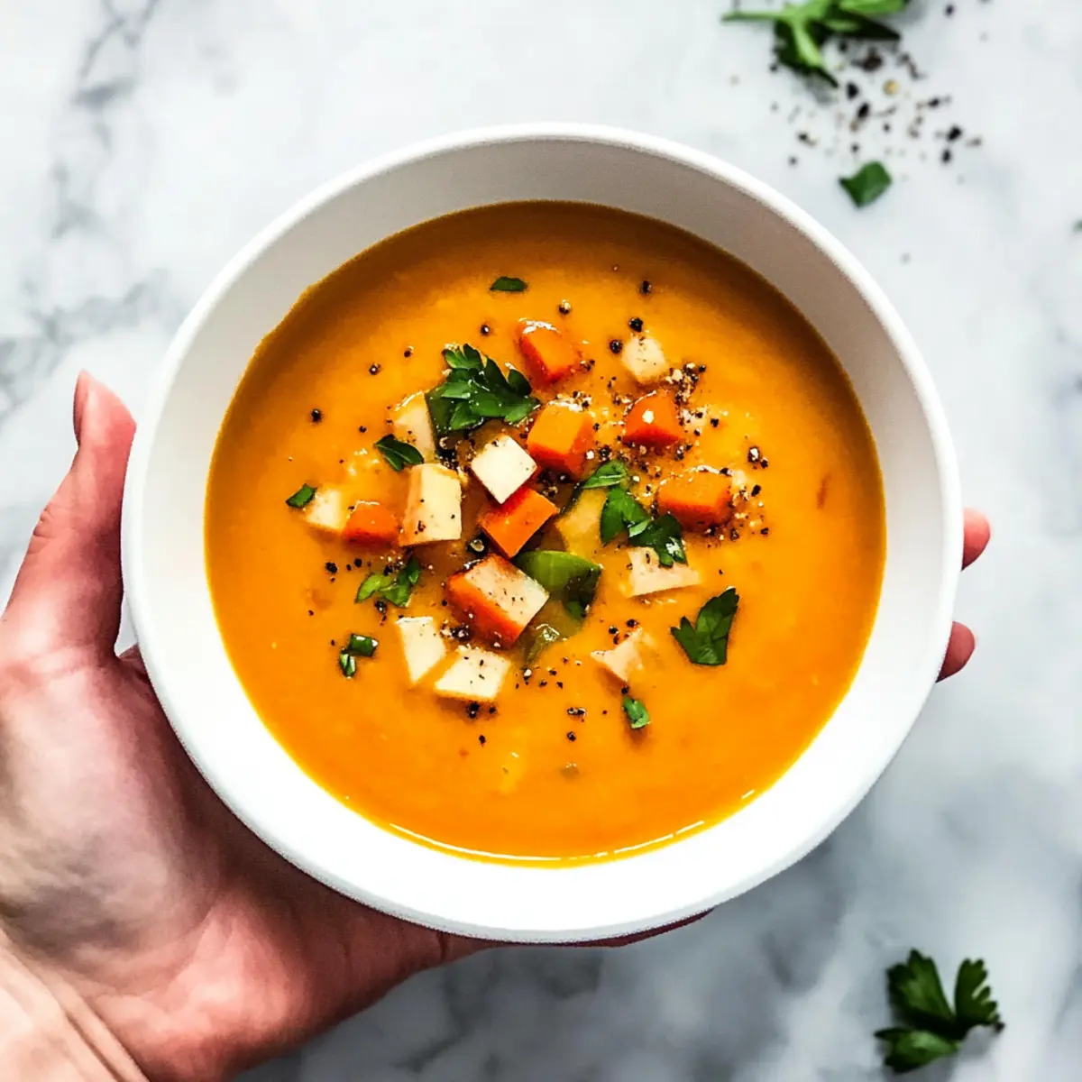 Roasted Root Vegetable Soup