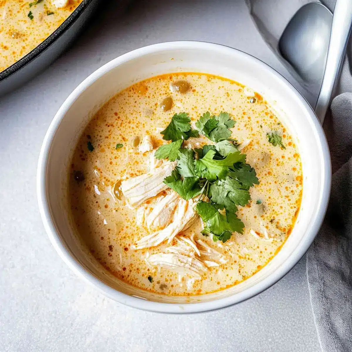 Keto White Chicken Chili