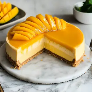 Vegan Mango Cheesecake