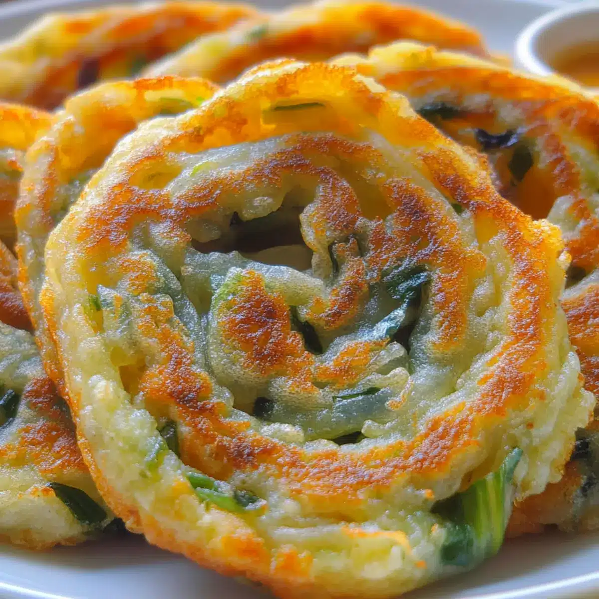 Rice Paper Scallion Pancakes