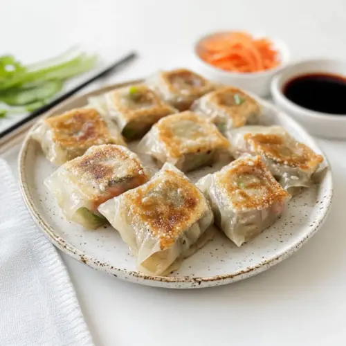 crispy rice paper dumplings