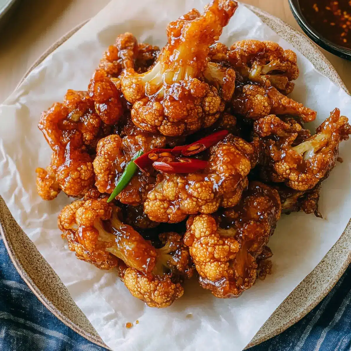 Korean Fried Cauliflower