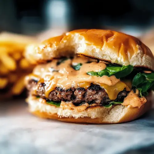 Smash Burgers with House Sauce