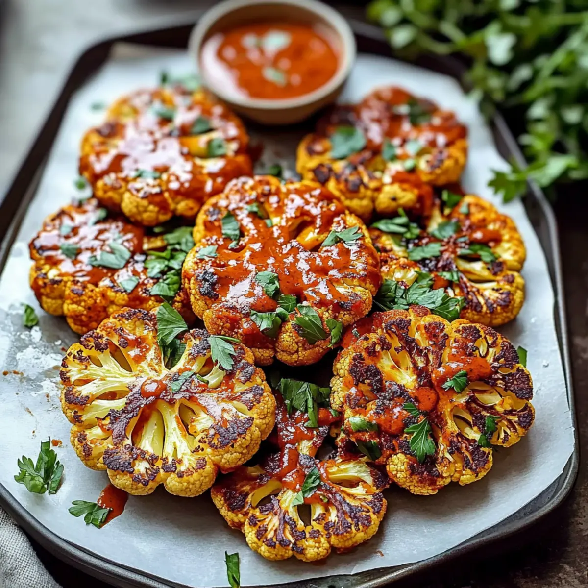 Buffalo Cauliflower Steak Recipe